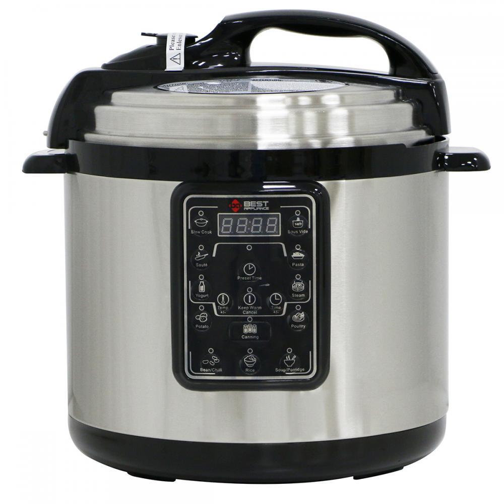 New Multifunction 6.3QT Electric Pressure Cooker Stainless Steel