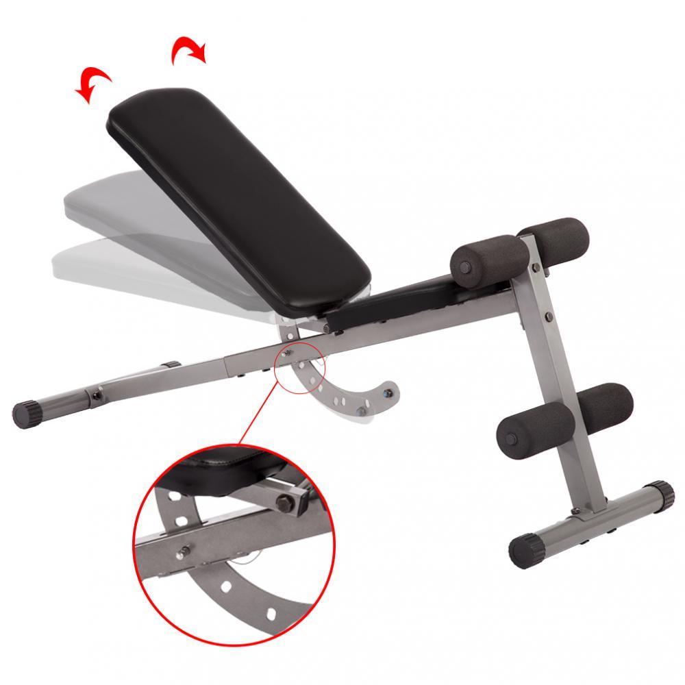 New Adjustable Sit Up Bench Incline Decline Foldable Slant Board Fitness Equipment Fitness