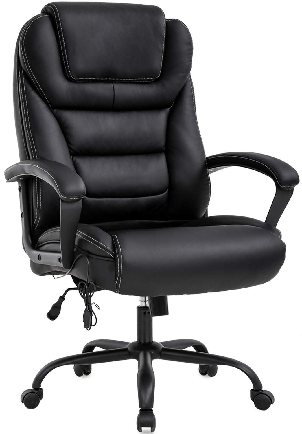 Big and Tall Office Chair 500lbs Wide Seat Ergonomic Desk Chair with